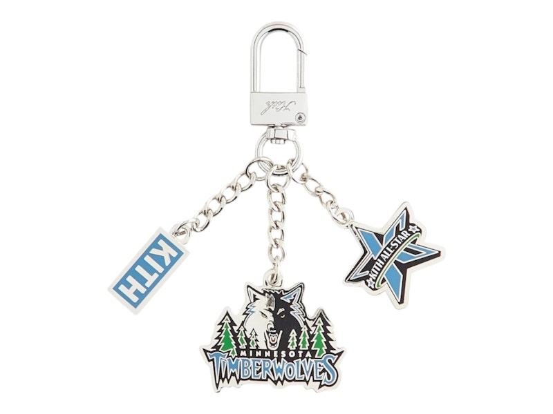 Kith NBA All-Star Minnesota Timberwolves Schlüsselanhänger Silber