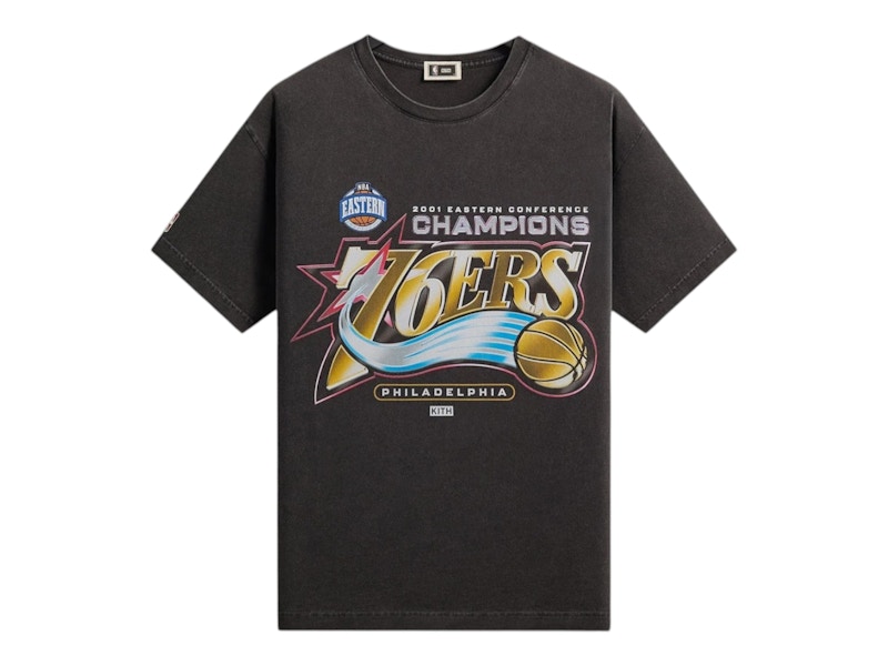 Kith NBA All-Star Philadelphia 76ers Vintage Tee Black Men's