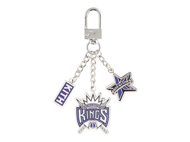Kith NBA All-Star Sacramento Kings Keychain Silver