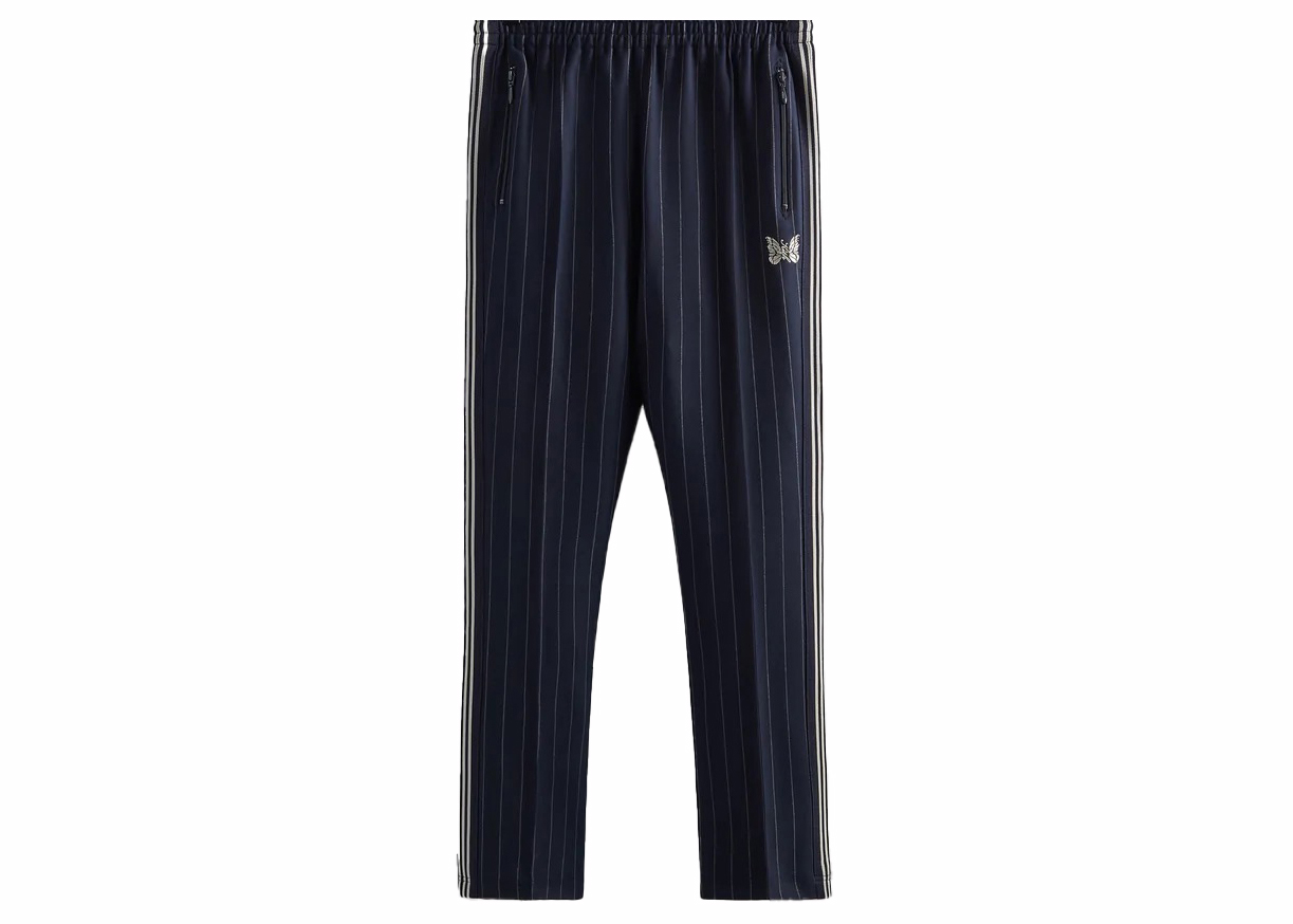 Pre-owned Kith Needles Double Knit Narrow Track Pant Nocturnal 