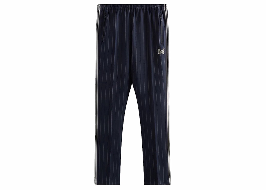 Pre-owned Kith Needles Double Knit Narrow Track Pant Nocturnal