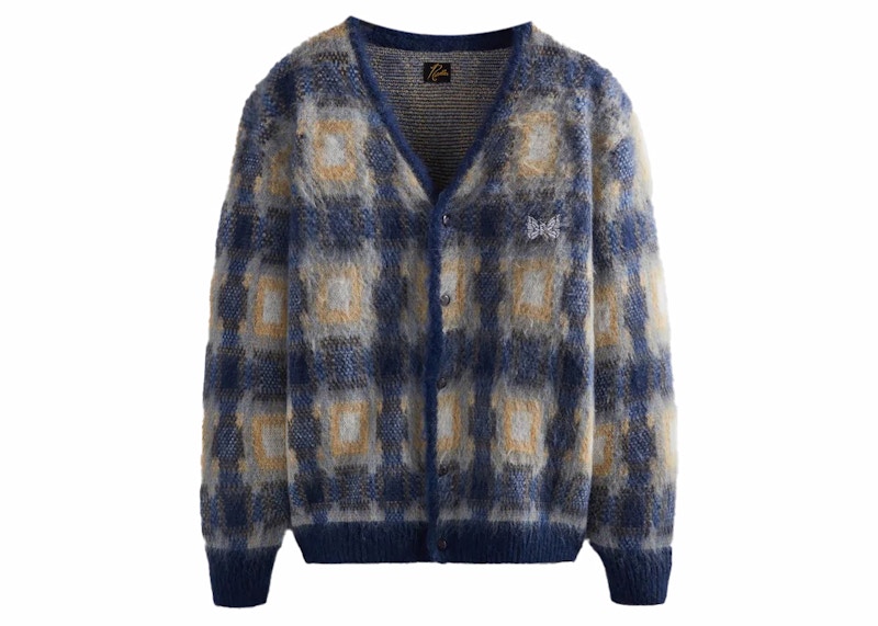 Kith Needles Mohair Sheridan Cardigan Nocturnal Men's - FW22 - GB