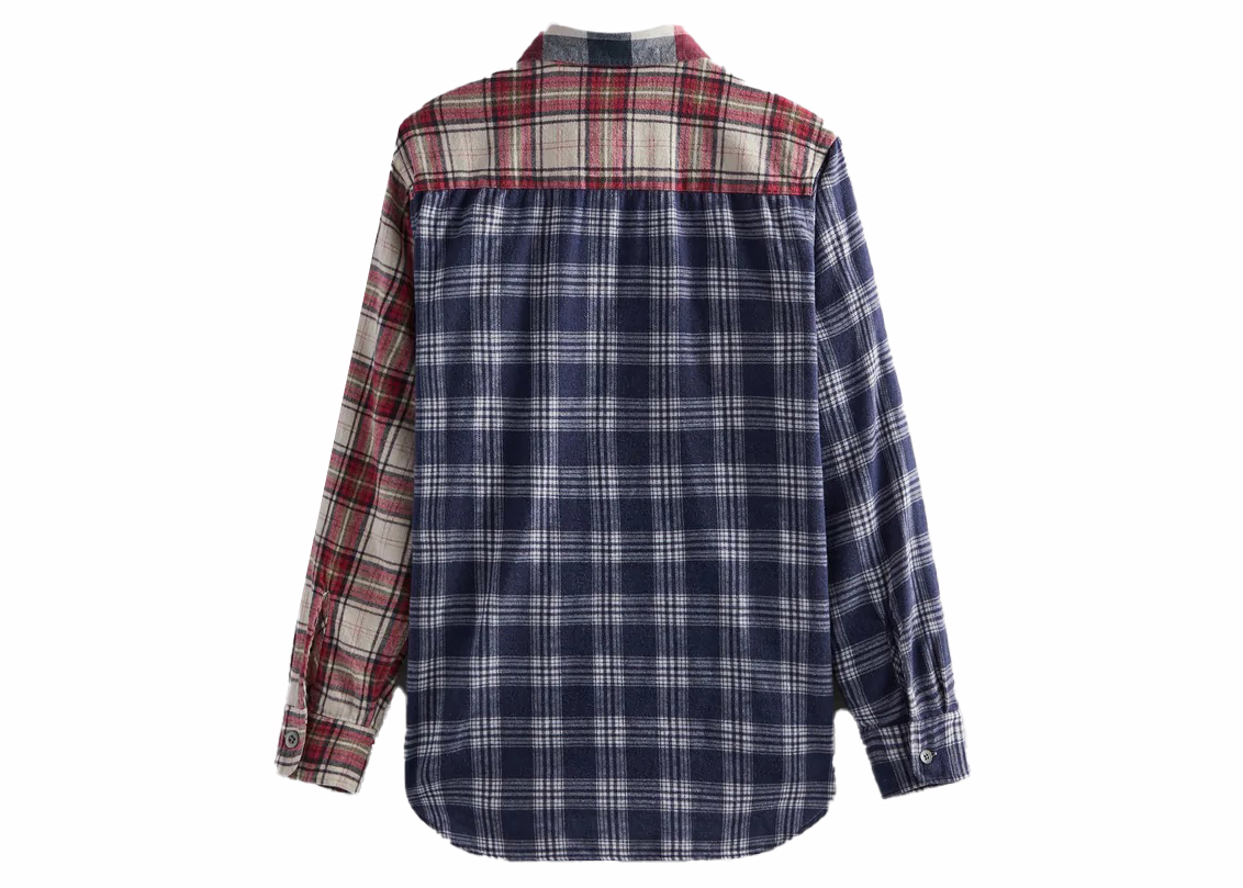Kith Needles Ribbon Cuts Flannel Shirt Multi
