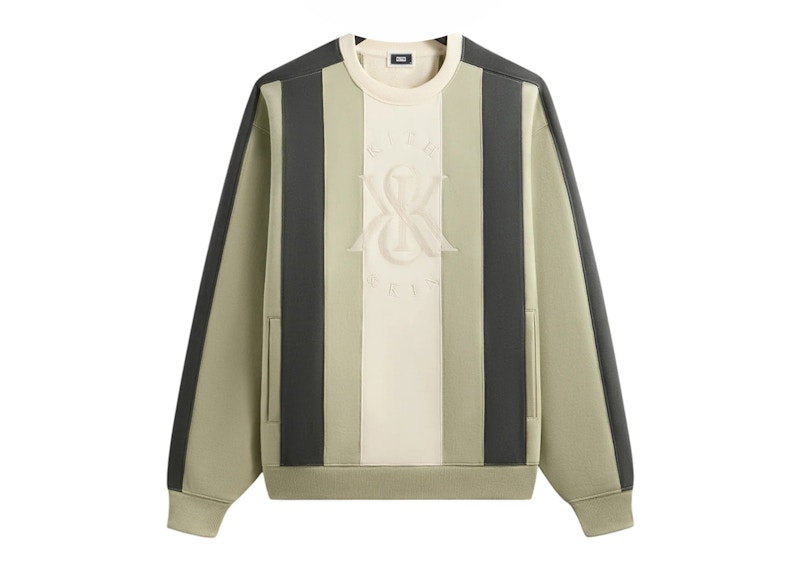 Pre-owned Kith Men's  Nelson Panelled Crewneck Sweatshirt In Region