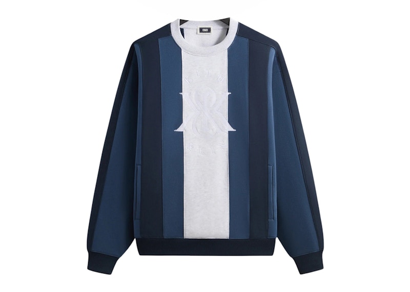 Kith Nelson Panelled Crewneck Wave