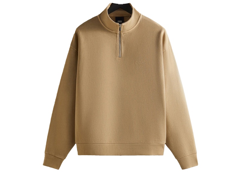 Kith Nelson Quarter Zip Birch Men's - SS23 - GB