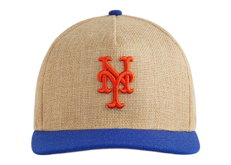 Kith New Era New York Mets Raffia 49FORTY Snapback Natural
