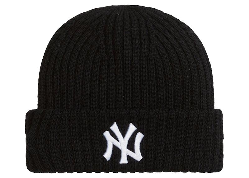 yankees beanie black