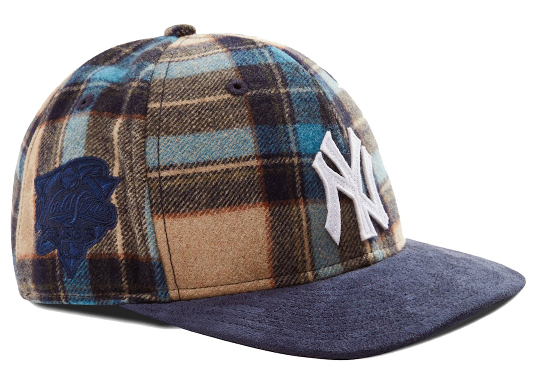 Pre-owned Kith New Era For New York Yankees Plaid Suede Fitted Hat Current