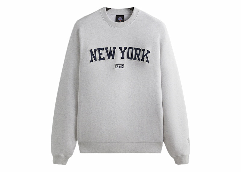 Kith New York Knicks City So Nice Nelson Crewneck Light Heather