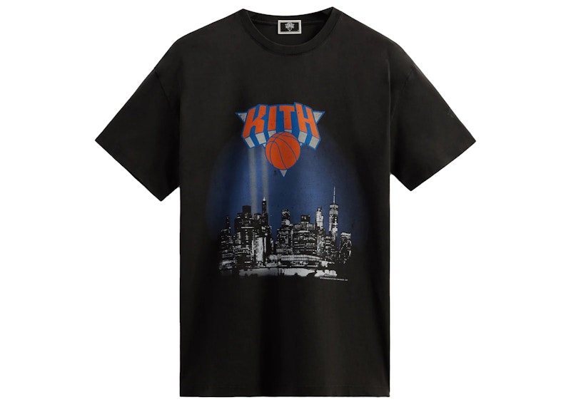 Kith New York Knicks Basketball Vintage Tee Black Men's - FW22 - US