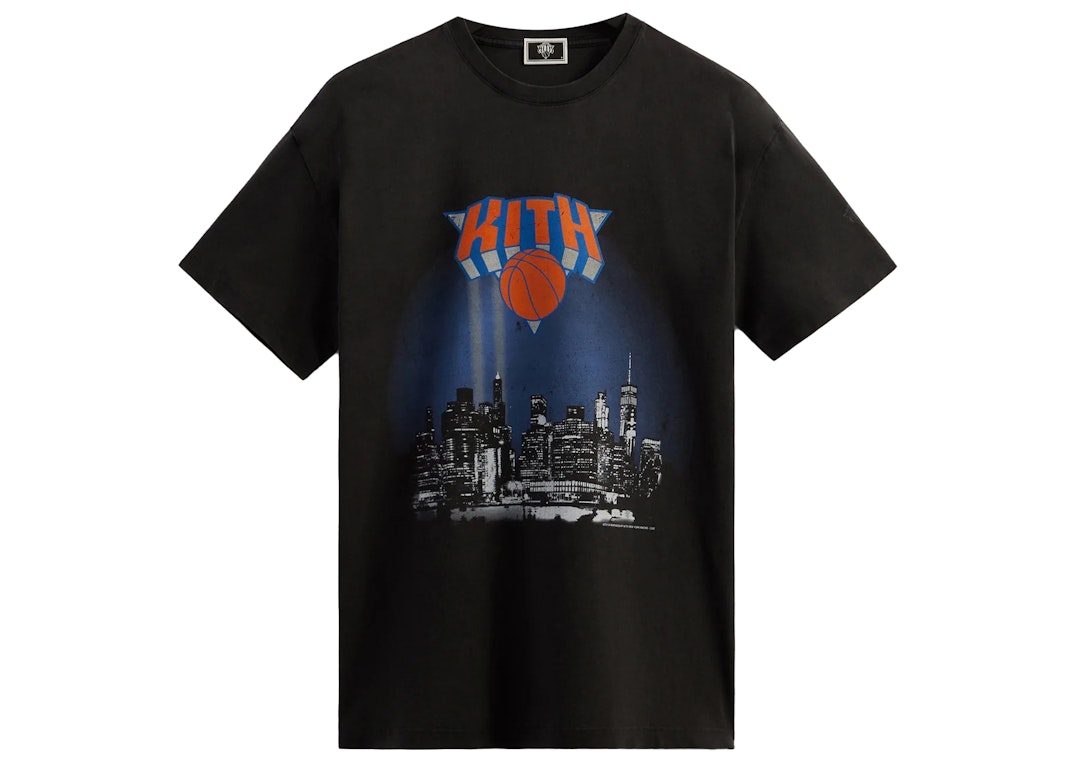 Pre-owned Kith New York Knicks City Vintage Tee Black