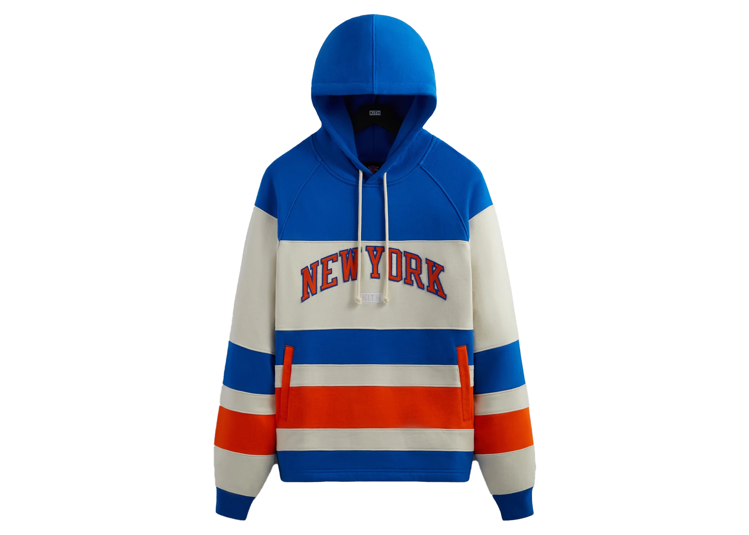 Kith New York Knicks Delk Hockey Hoodie Sandrift Men's - FW22 - US