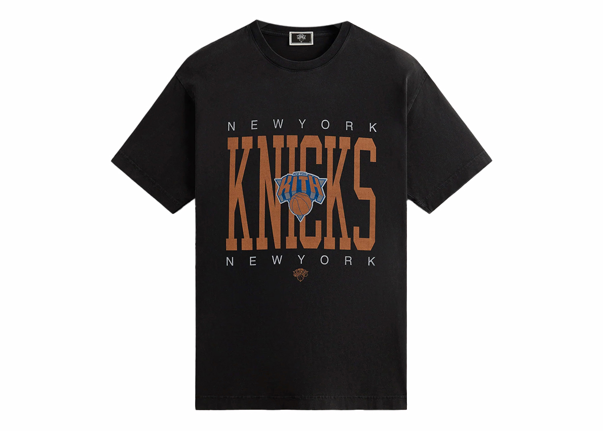 Kith New York Knicks Basketball Vintage Tee Sandrift Men's - FW22 - US