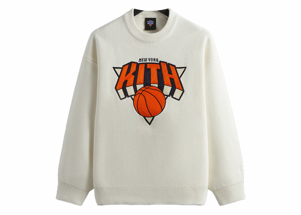 Kith New York Knicks Knit Crewneck Silk