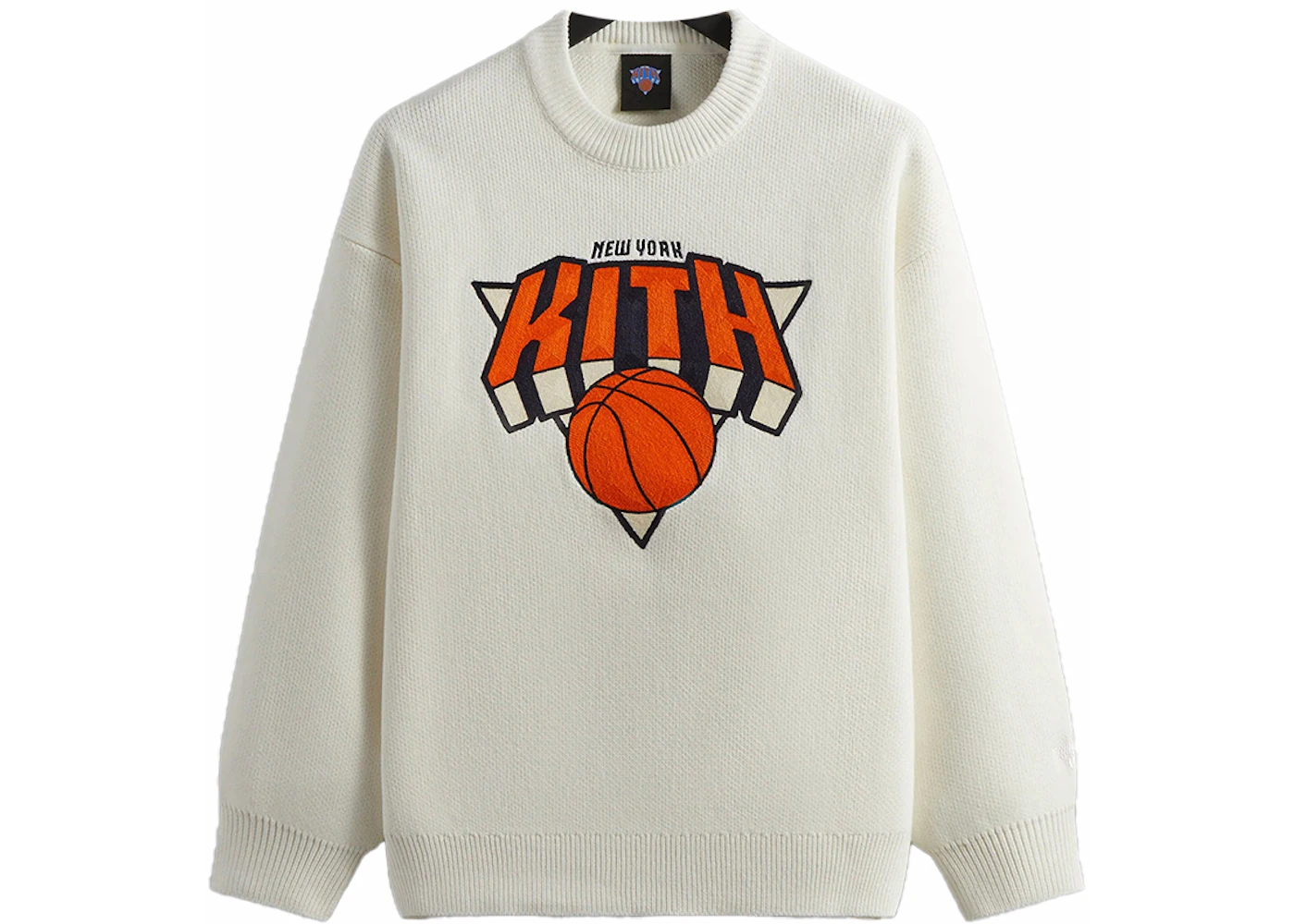 Kith New York Knicks Knit Crewneck Silk Men's - FW23 - US