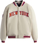 Supreme New York Yankees Kanji Leather Varsity Jacket RedSupreme