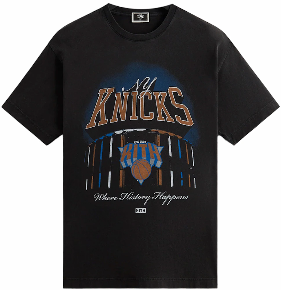 Kith New York Knicks MSG Vintage Tee Black Men's - FW23 - US