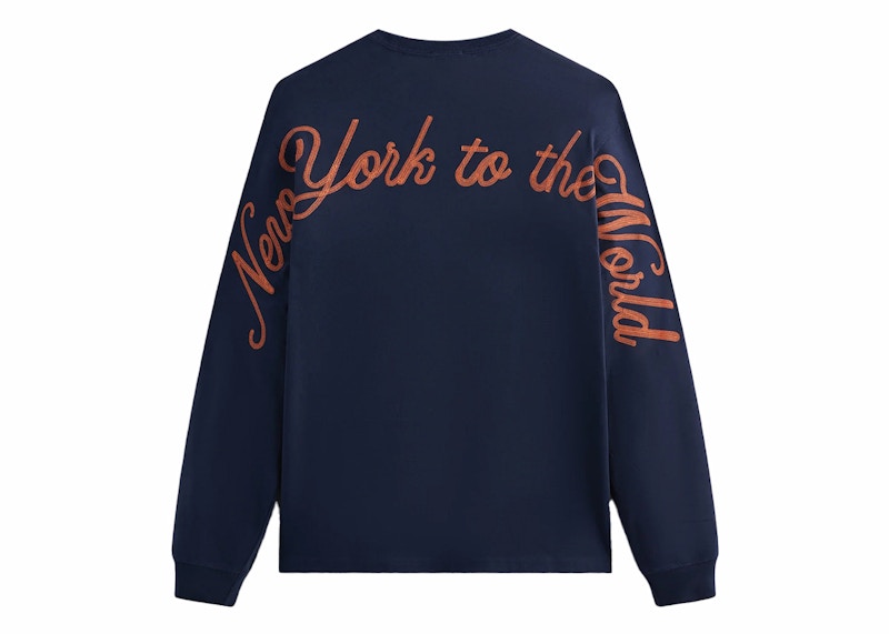 Kith New York Knicks NY To The World Ramble L/S Tee Nocturnal