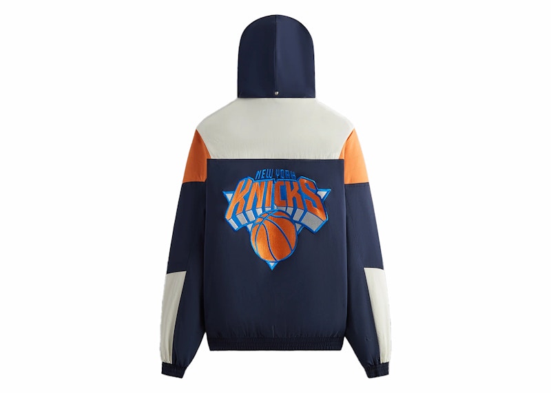 Kith New York Knicks Quarter Zip Anorak Nocturnal Men's FW23 US