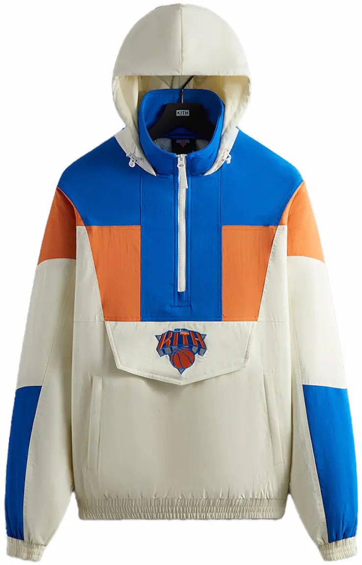Kith New York Knicks Quarter Zip Anorak Silk Men's - FW23 - GB