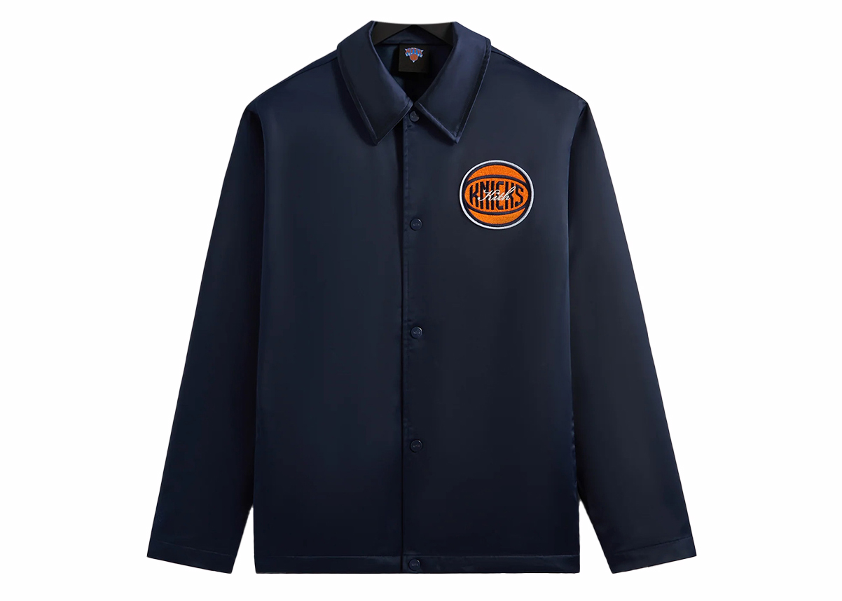 Kith New York Knicks Wool Collared Coaches Jacket Nocturnal Men's ...