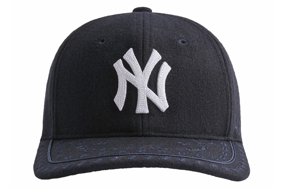 Pre-owned Kith New York Yankees Bandana Unstructured Fitted Cap Nocturnal