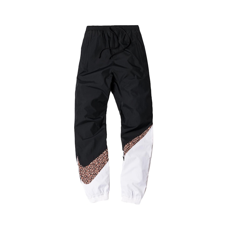 Kith Nike Big Swoosh Pants Black/White Men's - FW17 - US