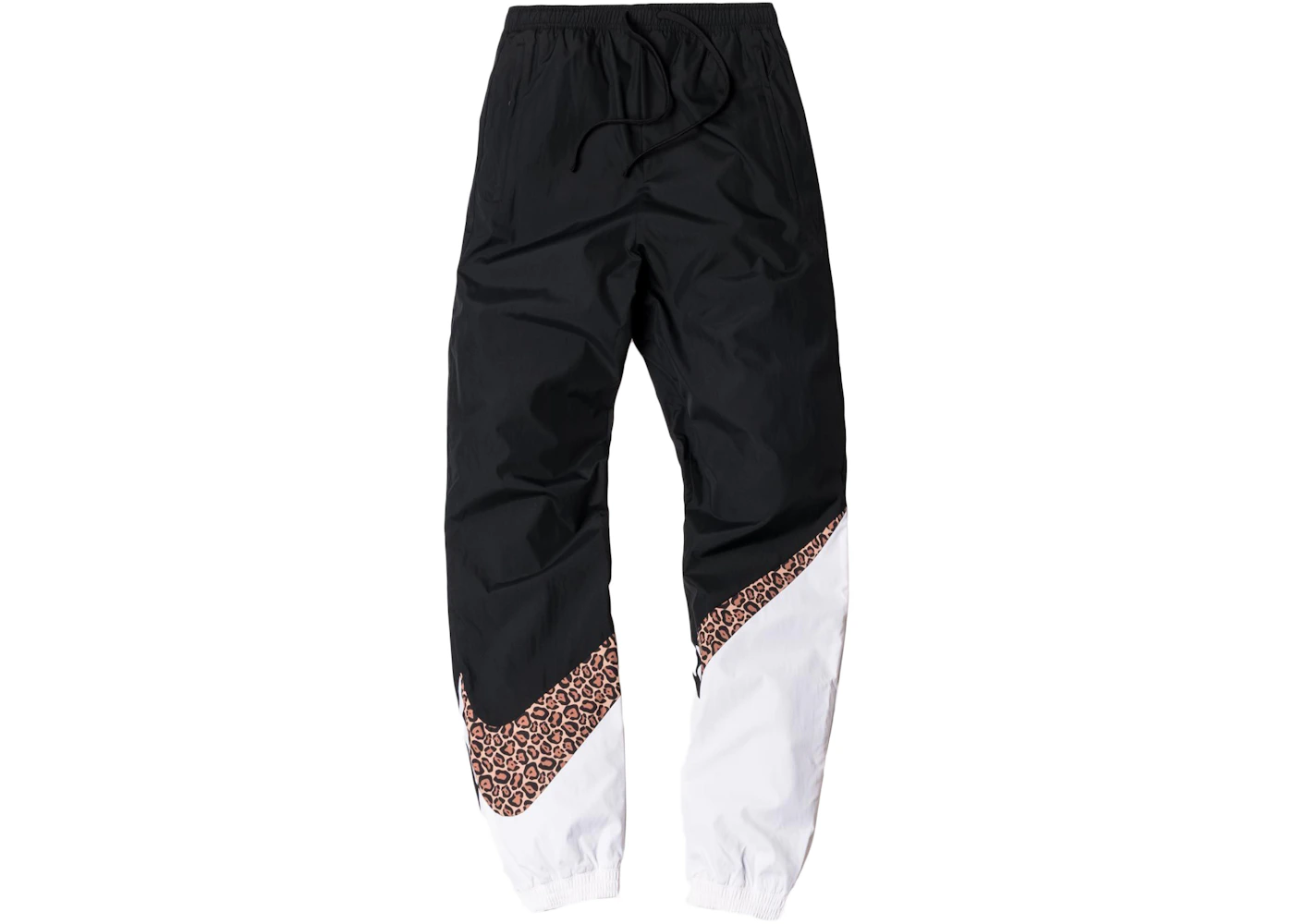 Kith Nike Big Swoosh Pants Black/White Men's - FW17 - US