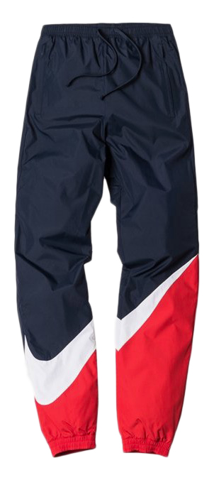 Kith Nike Big Swoosh Pants Navy/Red Men's - FW17 - US