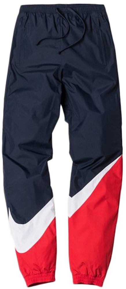 Kith Nike Big Swoosh Pants Navy/Red - FW17