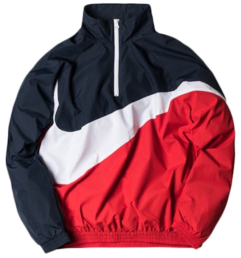 Kith Nike Big Swoosh Quarter Zip Navy