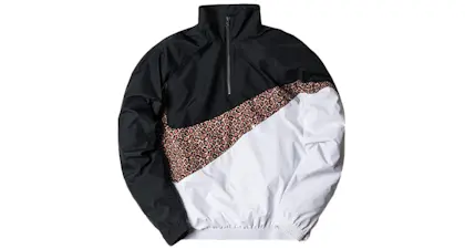Kith Nike Big Swoosh Quarter Zip Black Men's - FW17 - US