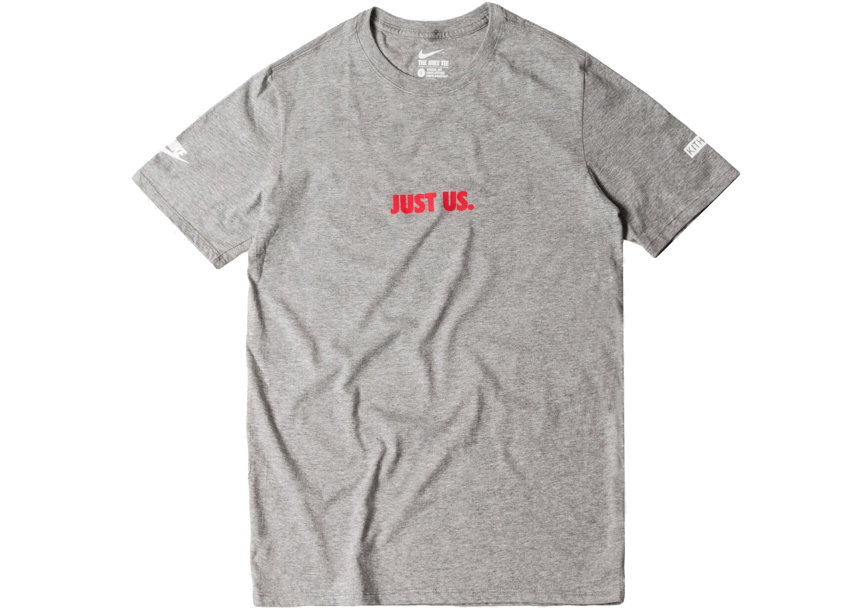 Kith Nike Just Us Tee Grey Men's - FW17 - US