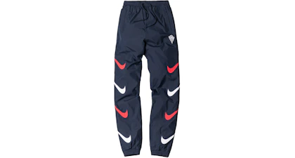 Kith Nike Big Swoosh Pants Navy/Red - FW17