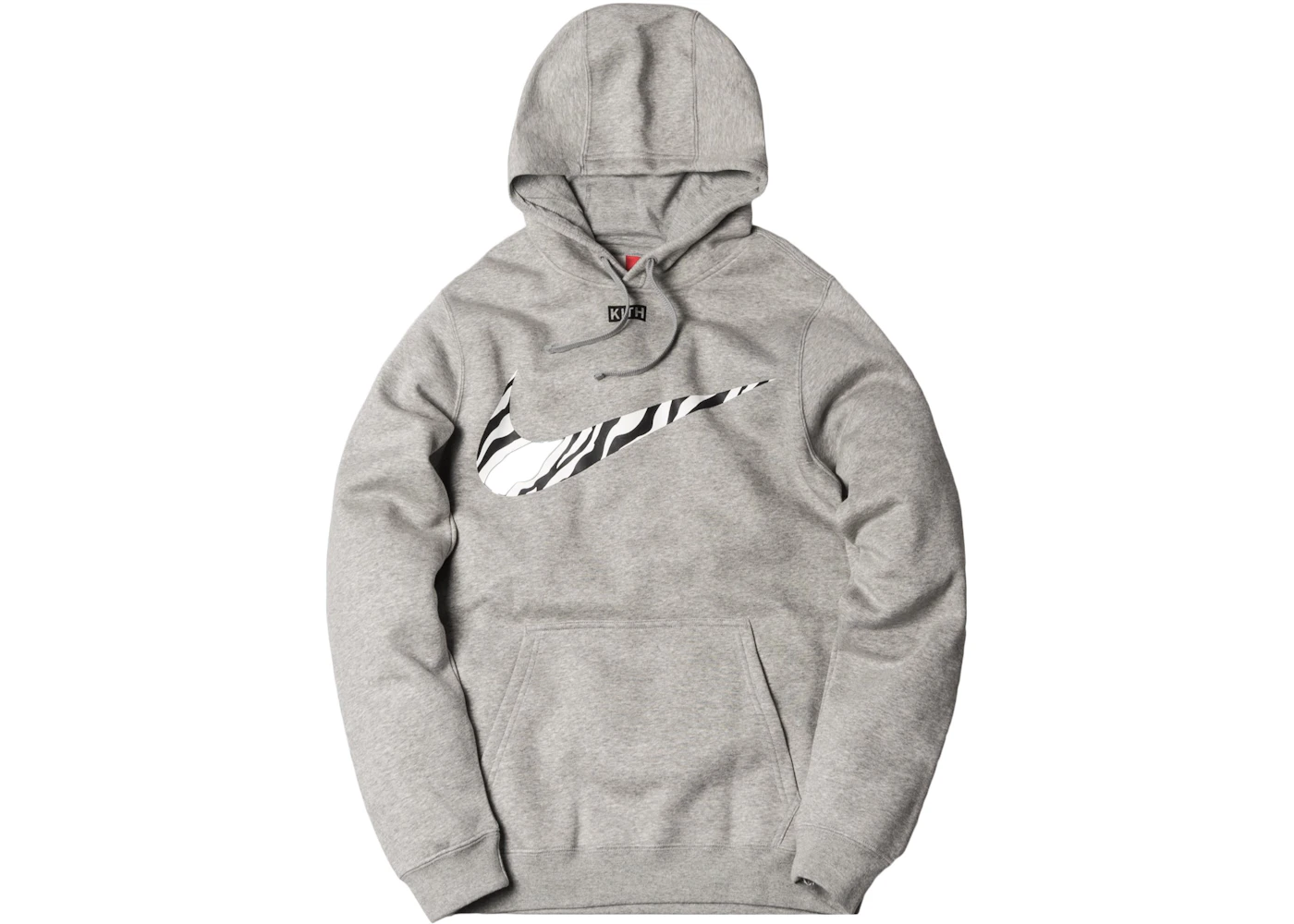 Kith Nike Swoosh Hoodie Grey Men's - FW17 - US