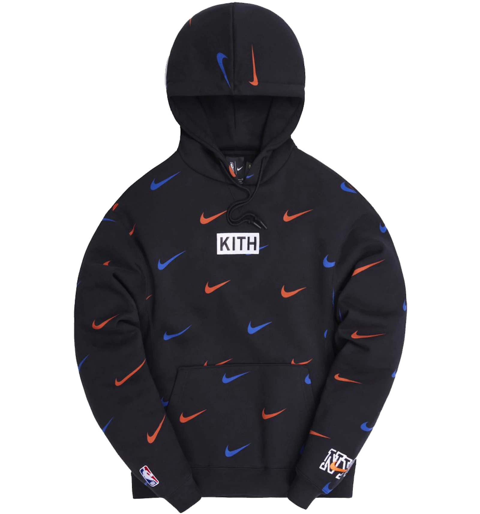 Kith & Nike for New York Knicks AOP Hoodie Black - FW20 - CN
