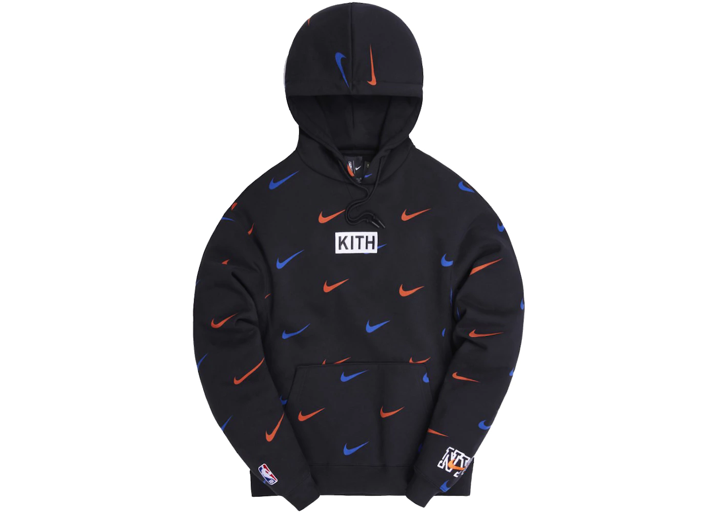 Kith & Nike for New York Knicks AOP Hoodie Black Men's - FW20 - US