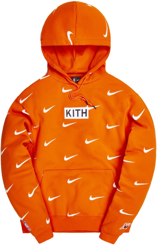 Kith & Nike for New York Knicks AOP Hoodie Orange - FW20