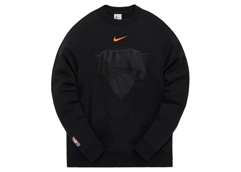 Kith Nike for New York Knicks Fleece Crewneck (FW21) Black