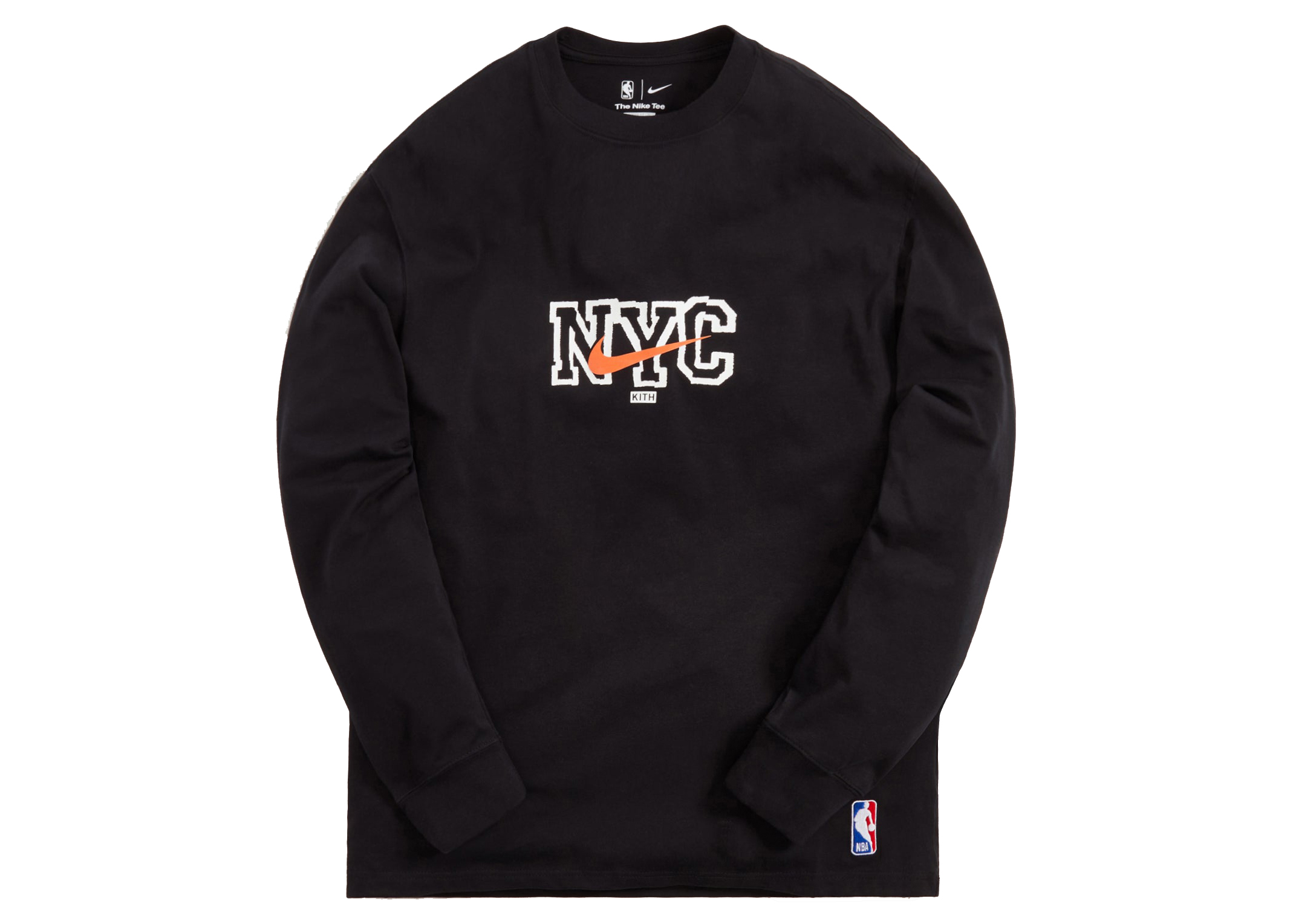Kith Nike for New York Knicks L/S Tee (FW21) Black - FW21 Men's - US