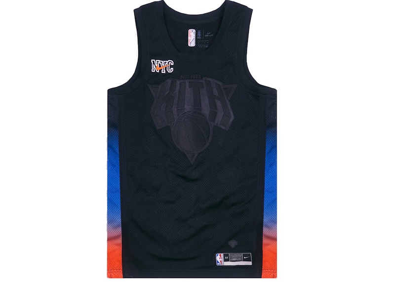 Kith & Nike for New York Knicks Swingman Jersey Black Men's - FW20