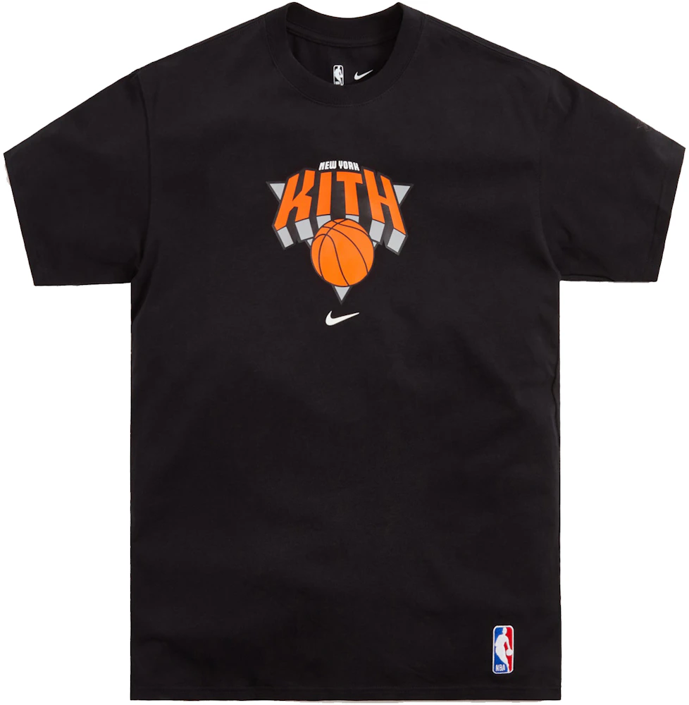 Kith Nike for New York Knicks Tee (FW21) Black Men's - FW21 - US