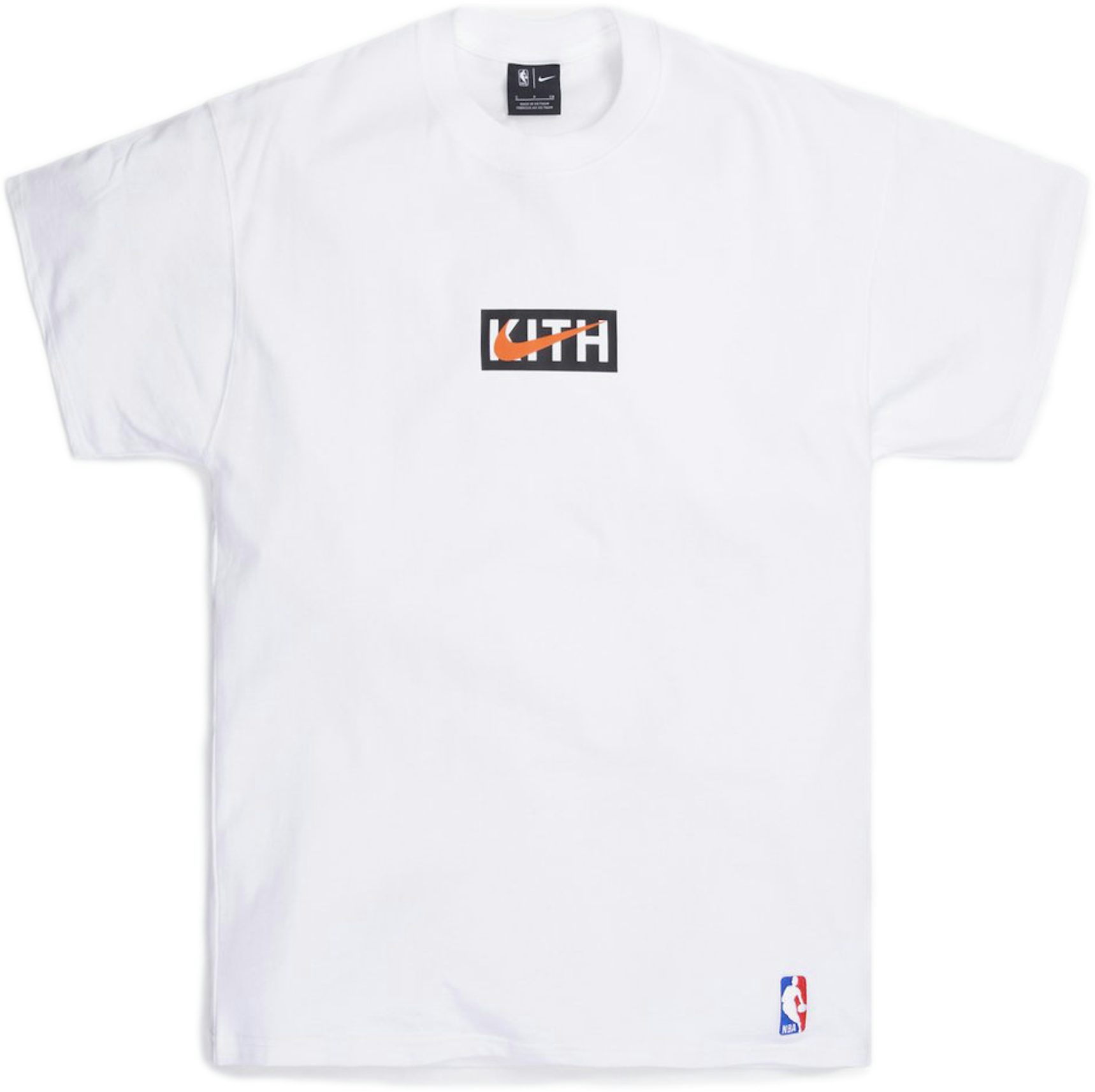 Mitchell & Ness NBA New York Knicks Black Cotton Leather Trim Sweatshirt  Men's