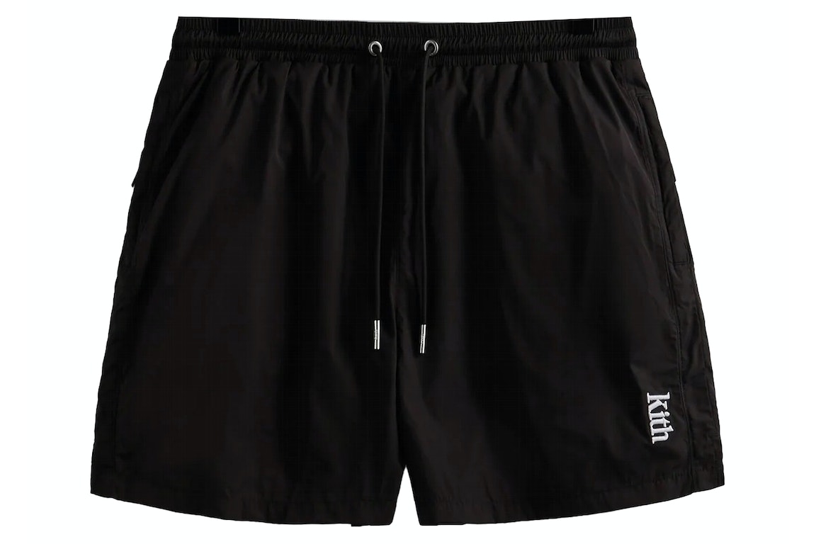 Pre-owned Kith Nylon Active Short (fw22) Black
