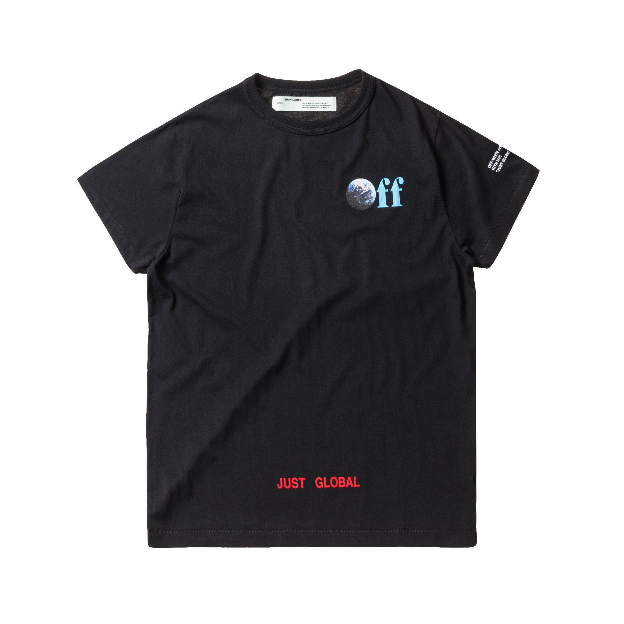 Kith Off-White Just Global Tee Black - FW17 - US