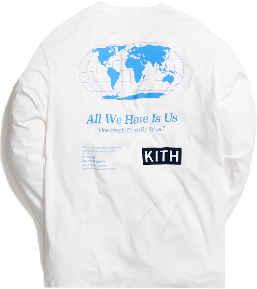 Kith One World L/S Tee White