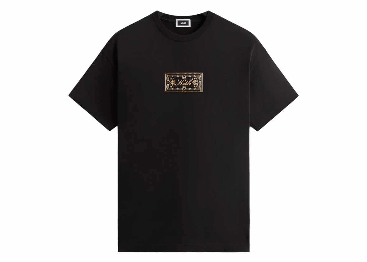 KITH Ornamental Script Tee ブラック Tシャツ商品状態