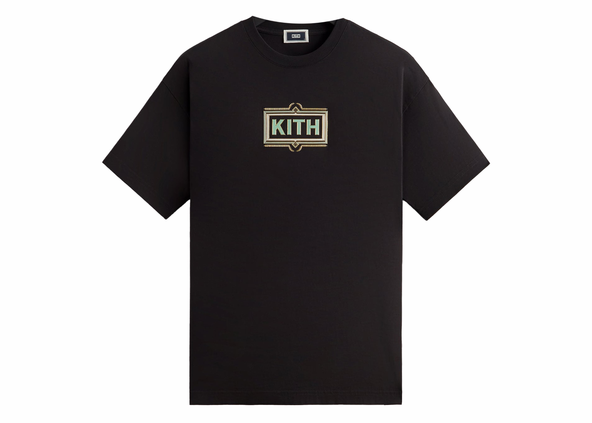 Kith Ornate Classic Logo Tee Black Men's - SS24 - US