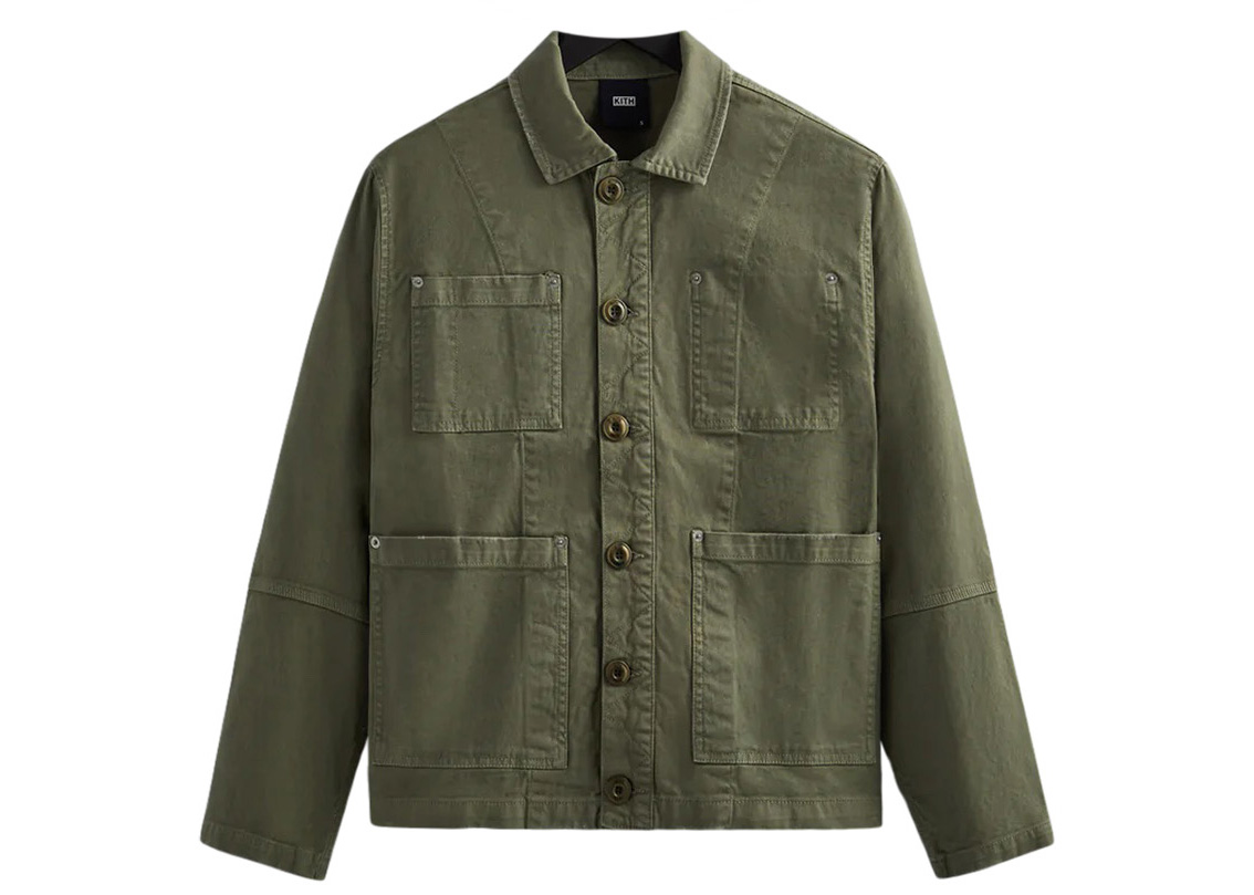 Kith Overdyed Canvas Willoughby Chore Jacket Oxford Men's - SS22 - US